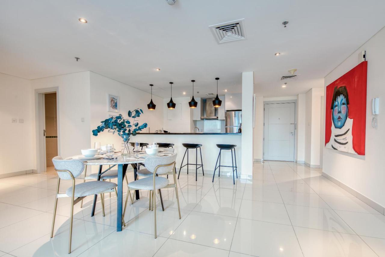 Ferienwohnung Maison Privee - Aesthetic Apt With Stunning View In Luxurious Building Dubai Exterior foto