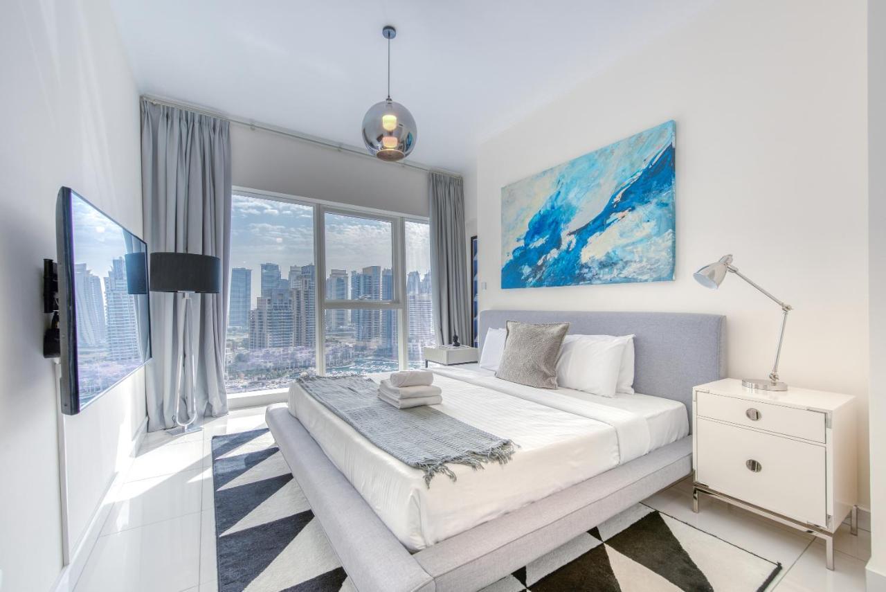 Ferienwohnung Maison Privee - Aesthetic Apt With Stunning View In Luxurious Building Dubai Exterior foto