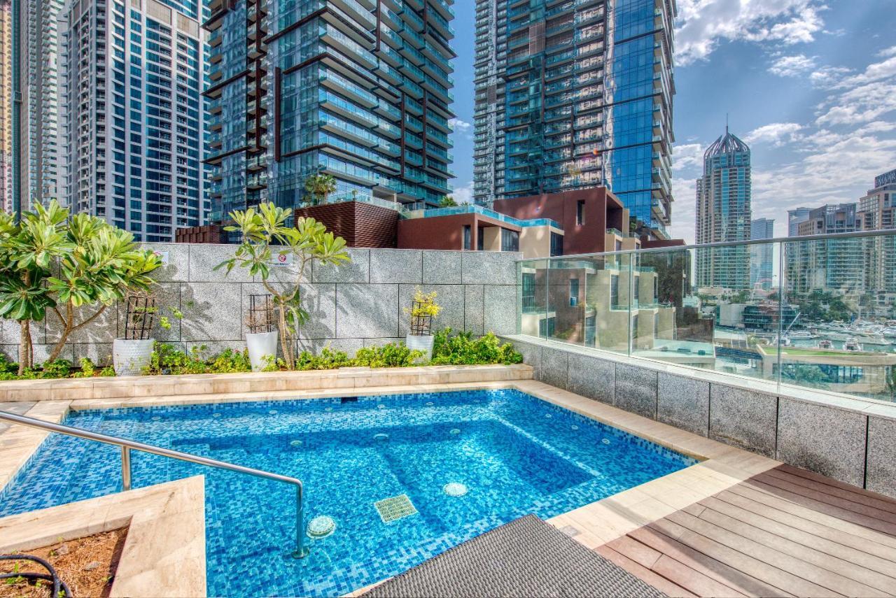 Ferienwohnung Maison Privee - Aesthetic Apt With Stunning View In Luxurious Building Dubai Exterior foto