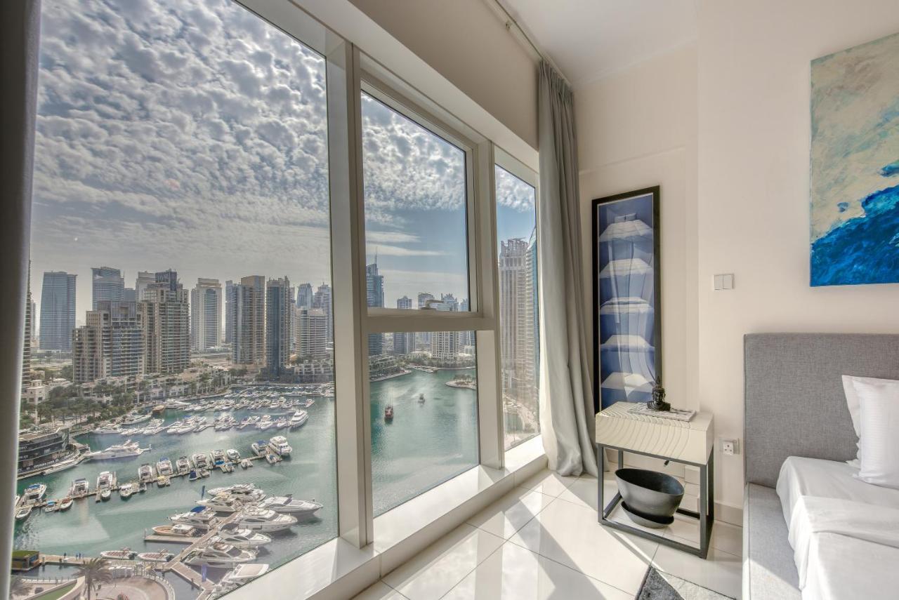 Ferienwohnung Maison Privee - Aesthetic Apt With Stunning View In Luxurious Building Dubai Exterior foto